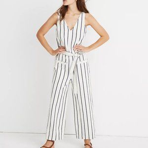 Madewell: Striped Pull-On Jumpsuit